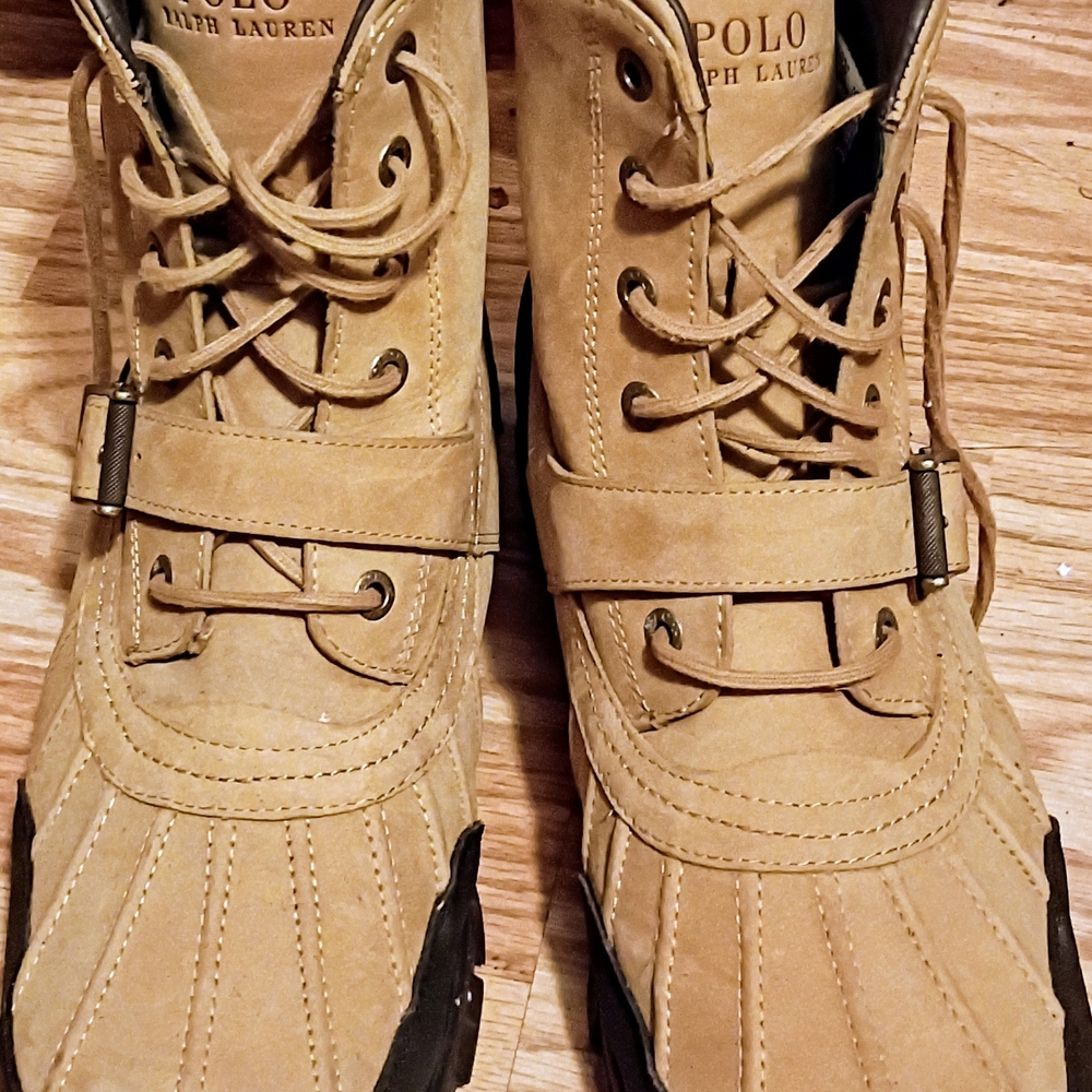 Polo by Ralph Lauren Tan Weather-Resistant Boots